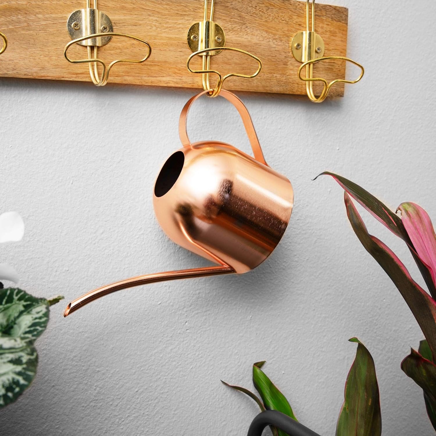 Homarden 30oz Metal Indoor Outdoor Plant Watering Can for House Plants (Copper Color) : Garden & Outdoor