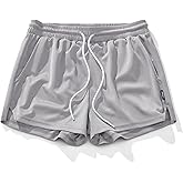 AIMPACT Mens Mesh Running Shorts 3 Inch Quick Dry Lightweight Gym Workout Athletic Shorts for Men with Pockets
