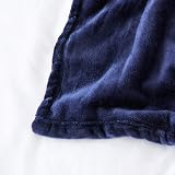 Moonlight20015 Fleece Throw Blanket 400 GSM Navy 130x150 cm view 7