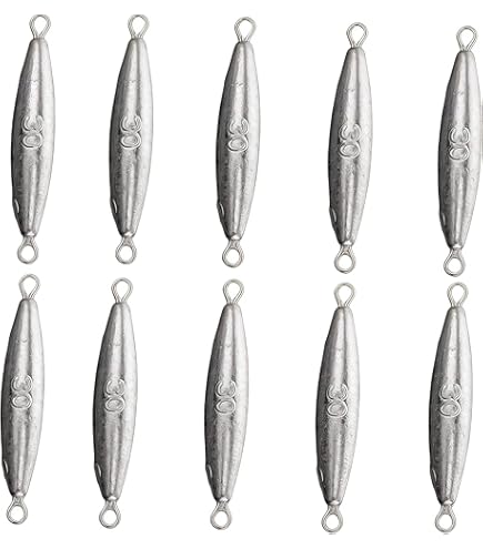 12 Plombs Torpilles Pêche 8 Oz – Poids En Ligne Pour Traîne – Neuf