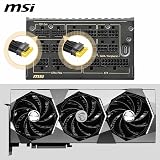 MSI MEG Ai1600T 1600W Titanium ATX 3.1 PSU PCIe 5.1 Dual-Native 12V view 4