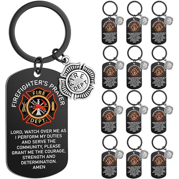 Bulk Keychains Fire Extinguisher Hat Keychain - 20PCS Silver ...