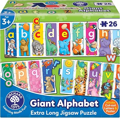 Orchard Toys Giant Alphabet Puzzle Educational Jigsaw 26 Pieces 3+