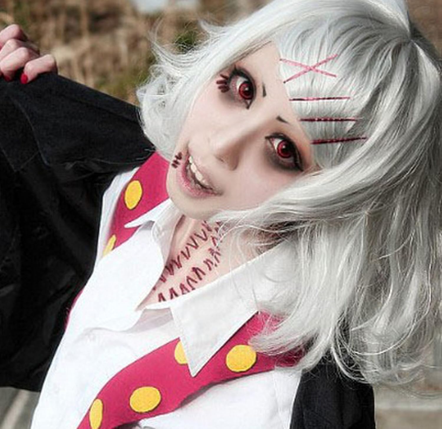 Amazon 東京喰種トーキョーグール 鈴屋 什造 耐熱 コスプレ ウィッグ ネット付 マイホット コスプレ 仮装 通販