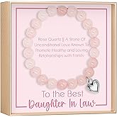OLGAS GEMS Daughter in Law Bracelet & Meaningful Message Card for Daughter in Law Gifts - Beautiful and Sentimental Bonus Daughter Gifts