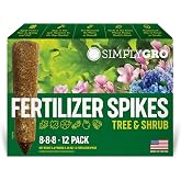 SimplyGro Tree &amp; Shrub Fertilizer Spikes (12 Spikes - 3.0 Lbs)