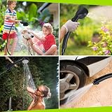 Spopal Portable Shower for Camping 6000mAh LED Display 4 Modes IPX7 Grey view 8