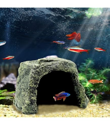 Oversize Resin Reptile Hide & Cave - Large Hiding Spot For Bearded Dragons, Snakes, Tortoises - View #8