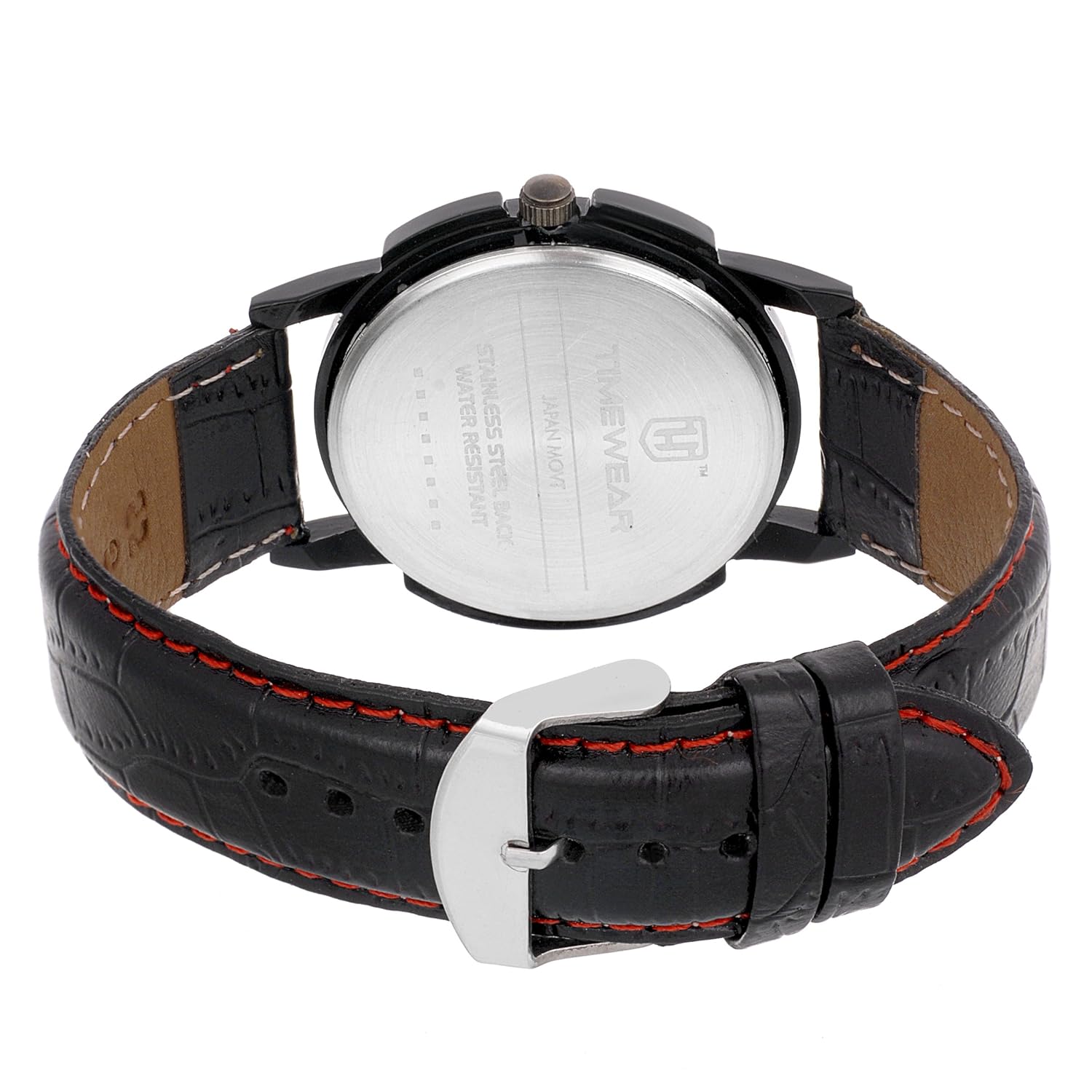 timewear analog black dial men's watch - 149bdtg