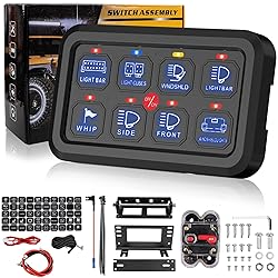 8 Gang Switch Panel Control Panel, RGB Toggle