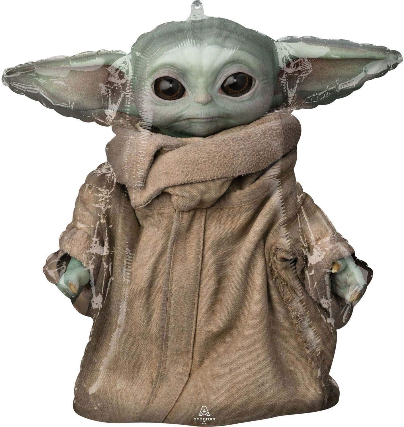 Amscan Ballon Gonflable Supershape Star Wars Mandalorian The Child Ballon D Anniversaire Cadeau Decoration Ballon A Helium Fete A Theme Carnaval Amazon Fr Jeux Et Jouets