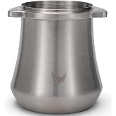 KNODOS Stainless Steel 54 mm Coffee Bean Dosing Cup for Breville | Fits Barista Express, Pro, Touch &amp; Bambino &ndash; Espresso Dosing Cup with Grinder‑Activating Tab