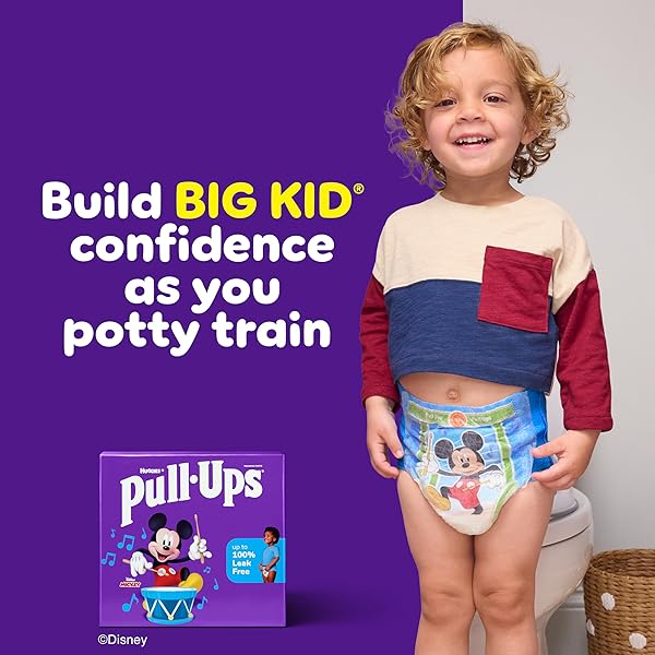 PULL-UPS BOYS’ POTTY TRAINING PANTS, SIZE 3T-4T TRAINING UNDERWEAR (32-40 LBS), 66 COUNT