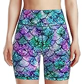 Yaateeh Women's High Waist Bike Shorts for Workout Sports Athletic Running Hiking Biker Yoga Gym