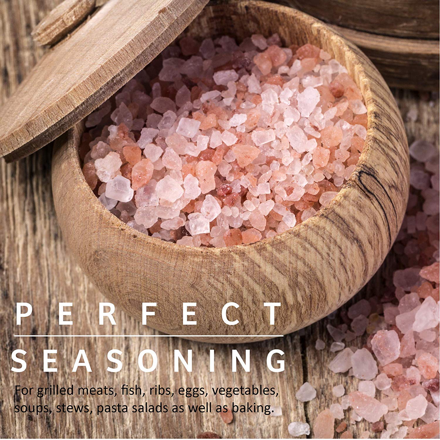 The Spice Lab Himalayan Salt - Coarse 10 Pounds - Pink Himalayan Salt is Nutrient and Mineral Dense for Health - Gourmet Pure Crystal - Gourmet Pure Crystal Kosher & All-Natural : Grocery & Gourmet Food