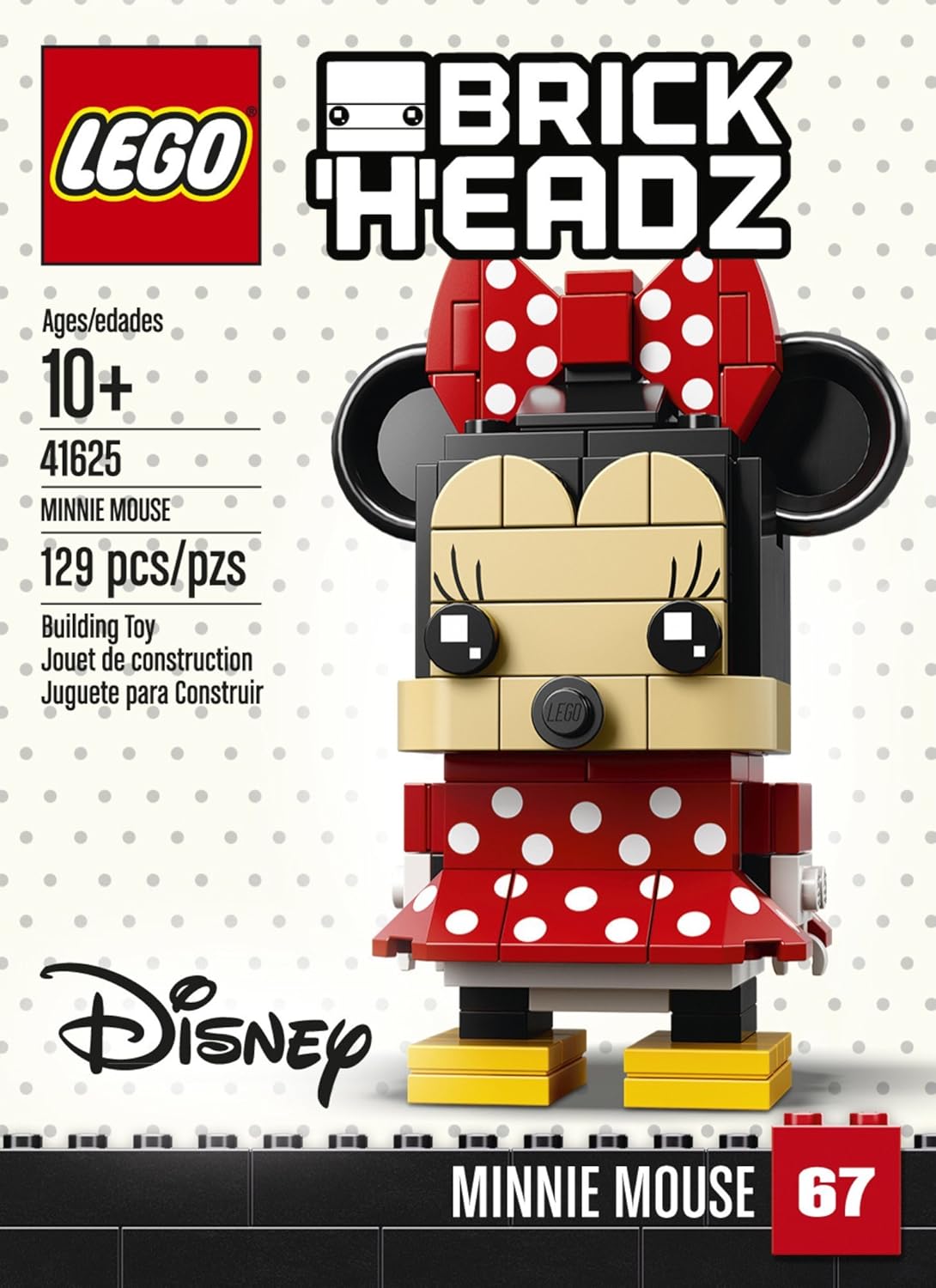 minnie mouse brickheadz
