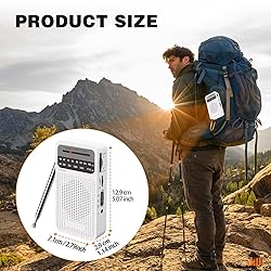 Portable Radio AM FM, Goodes Transistor Radio with