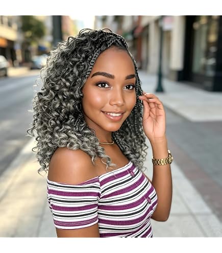 Amazon.com : CISINPO 9 PCS 18 Inch Goddess Box Braids Crochet Hair