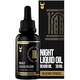 The Beard Struggle - Beard Growth Oil - Valhalla's Gates, Gold Collection (1 Fl oz) - Night Liquid Elixir - Beard Oil for Men - Softens, Moisturizing, &amp; Healthier Beard Growth