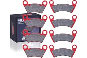 OLIFANT Brake Pads for Polaris Ranger 900 XP 2013-2019/Polaris Ranger 570 2015-2023/Ranger 500 570 700 800 900 EV/Sportsman ACE 570 4 Sets Front & Rear Ceramics Brake Pads