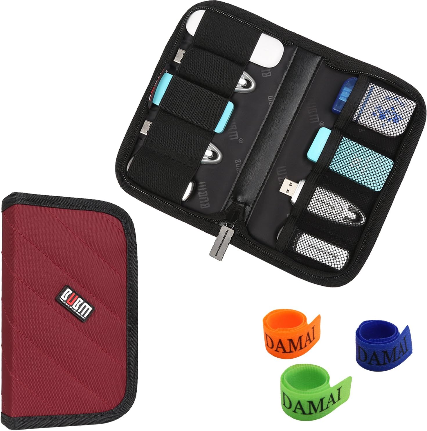 BUBM 9 x USB Flash Drives Carrying Case with Handy Quality