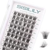 SISILILY Cluster Lashes 72 Clusters 10-16mm DM17 C/D Curl DIY Lash Extensions view 1