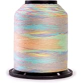 Finesse Variegated Thread | 100% Polyester, 3ply, 50wt | 1100yds Stackable Thread Cones for Quilting and Sewing&hellip; (Spring Fling)