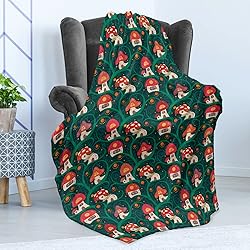 Ambesonne Tree House Print Throw Blanket, Abstract