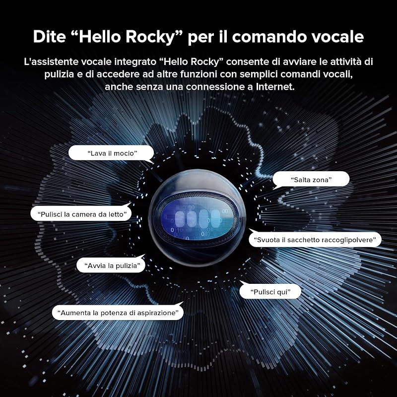 Saros 10R Robot Aspirapolvere Lavapavimenti 22.000Pa, 7,98 cm