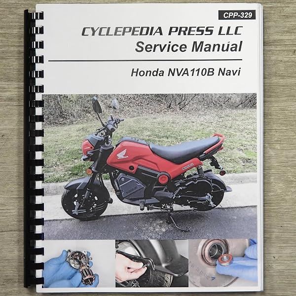 Honda NVA110B Navi Cyclepedia Printed Motorcycle Service Manual