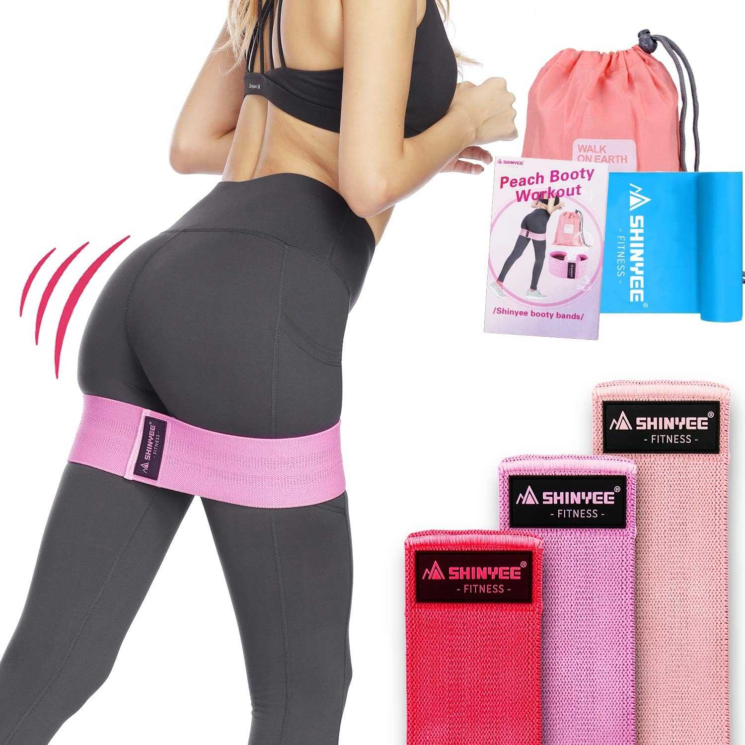 Fascia Elastica Fitness Multiuso - 11 Livelli Regolabili Per Yoga, Pilates E Stretching