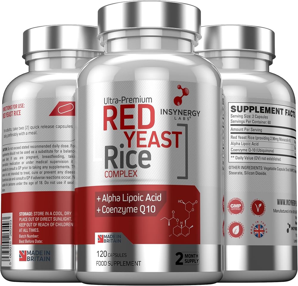 Insynergy Labs Red Yeast Rice with CoQ10 & Alpha Lipoic Acid 120 caps