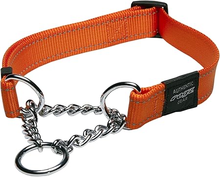 semi choke dog collar