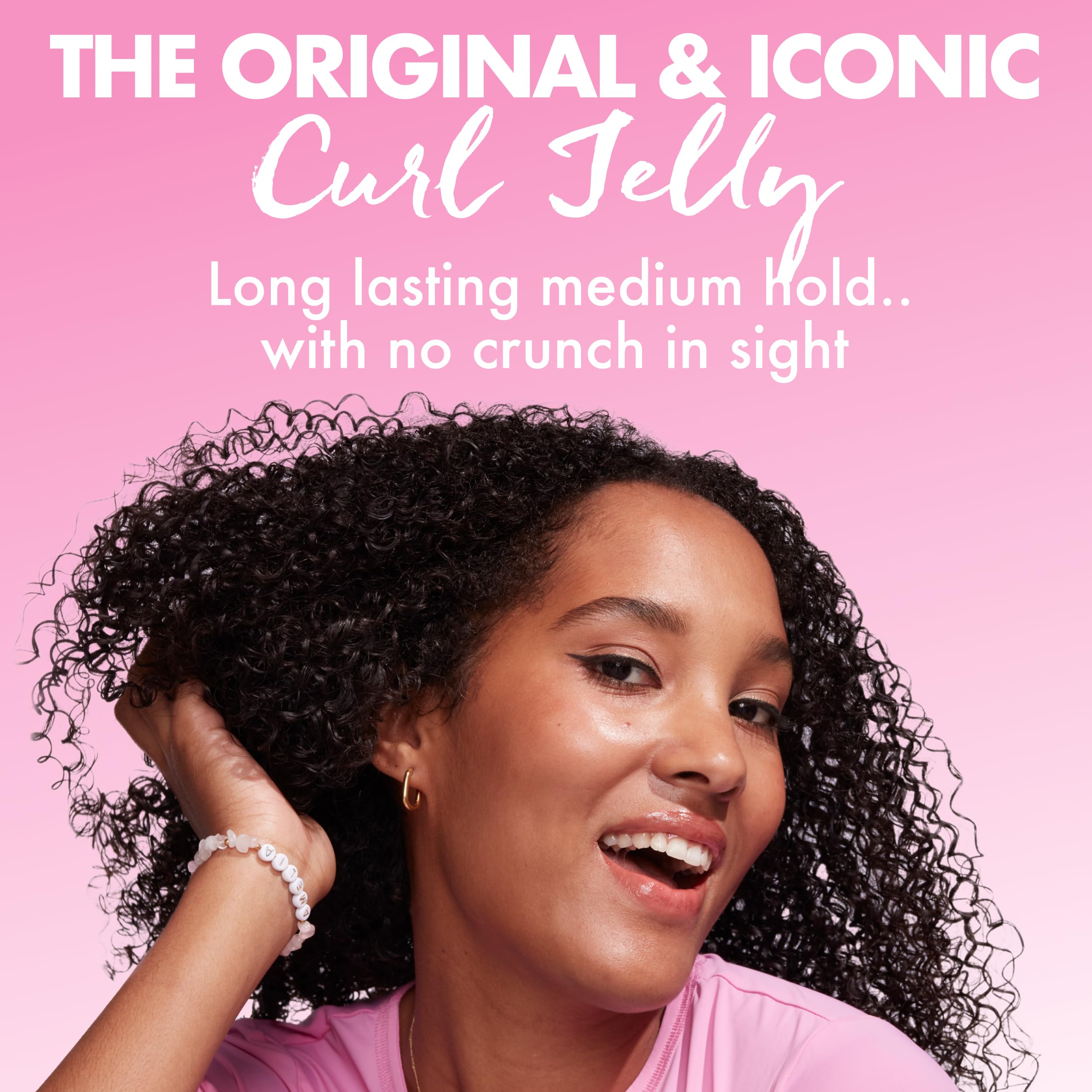 Umberto Giannini Curl Jelly Scrunching Jelly 6.7 fl Oz - Frizz Solution Defining Hair Gel for 2a-4c Curly, Wavy, Coily Hair - Vegan & Cruelty-Free
