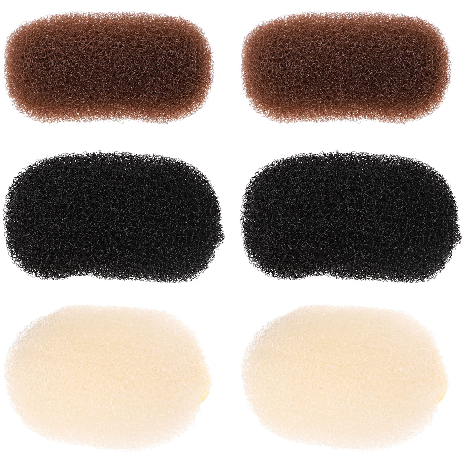 FRCOLOR Volumizing Hair Root Clip 6Pcs Hair Bump Pads Volume Base Clips for Natural Volume and Styling Comfort