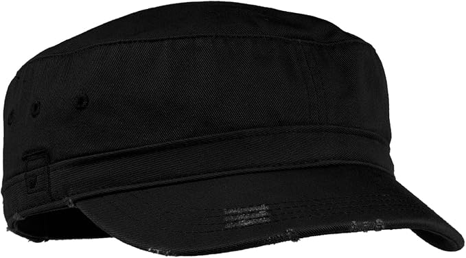 black military hat