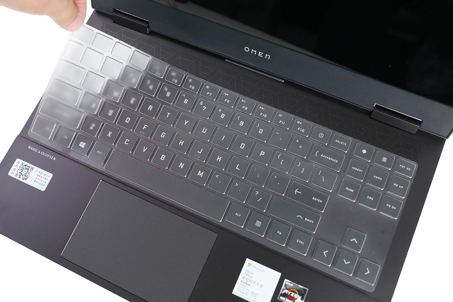 Ultra Thin Keyboard Cover Compatible with 15.6" HP OMEN 15-ek000,15-ek0023dx 15-ek0013dx 15-ek0019nr 15-en000 15-en0013dx 15-en0023dx 15-en0029nr Series Gaming Laptop - TPU