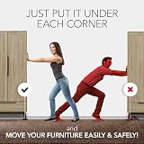 X-Protector Furniture Sliders for Carpet 16 pcs 9 cm Moving Pads view 4