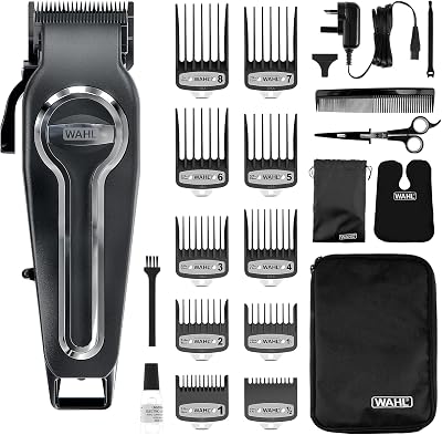Wahl Elite Pro Cordless Hair Clipper High-Performance Kit Black