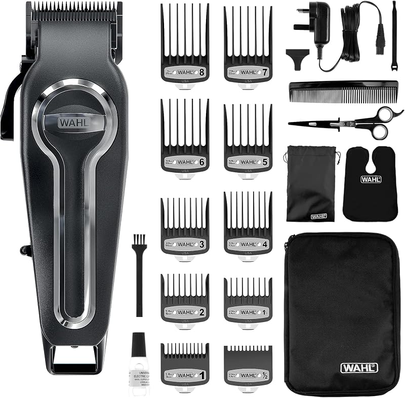 Wahl Elite Pro Cordless Hair Clipper High-Performance Kit Black
