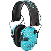 Walker's Razor Slim Ultra Low Profile Compact Design Adjustable Range Shooting Hunting Hearing Protection Electronic Earmuffs