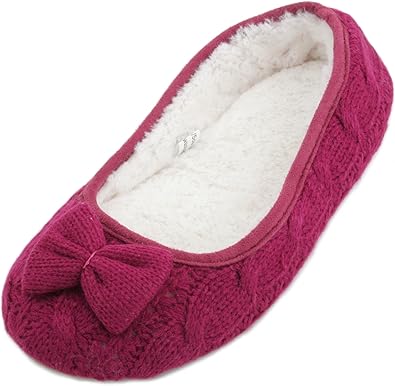 knitted ballet slippers