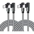 USB C to Lightning Cable 10FT MFi Certified 90 Degree iPhone Fast Charger Nylon Braided Extra Long Charging Cord Compatible w