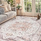 YOFOLY Washable 5x7 Area Rug - Living Room Large Rug Stain Resistant Carpet Vintage Carpet Bedroom Non-Slip Backing Home Deco
