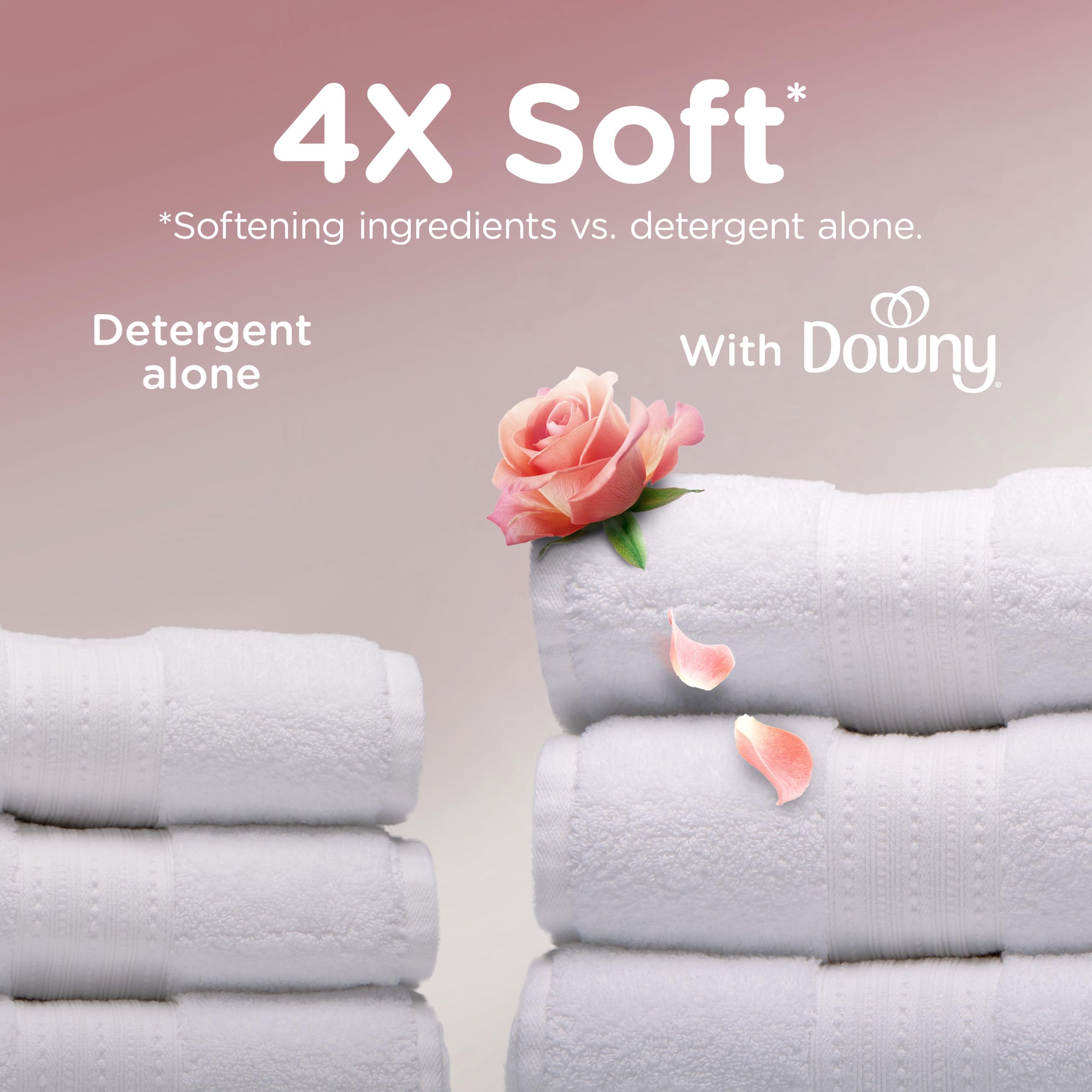 Downy Ultra Soft Fabric Softener Liquid, Bliss, Sparkling Amber and Rose, 93 fl oz, 138 Loads