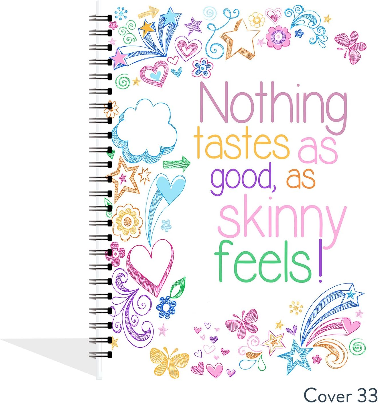 3 Month/A5 Diet/Food Diary Activity Ringed Tracker Log Journal Compatible with Slimming World (33)
