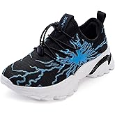 BRONAX Little/Big Boys Comfortable Graffiti Personality Tennis Shoes