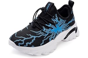 BRONAX Little/Big Boys Comfortable Graffiti Personality Tennis Shoes