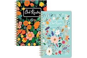 FILEYEYE Register Check and Debit Card Register, Checkbook Registers, Simple Account Tracker & Financial Ledger (2 Pack-03)