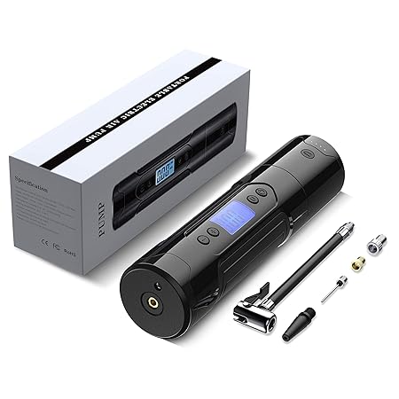 Beautlife Elektrische Luftpumpe 12V Kompressor 150 PSI Portable Mini Auto-Luftpumpe mit LCD Display